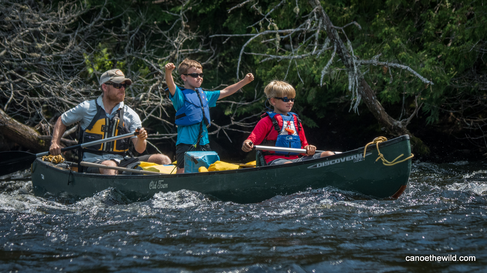 Family adventure, Maine vacations, canoing Canoe the Wild