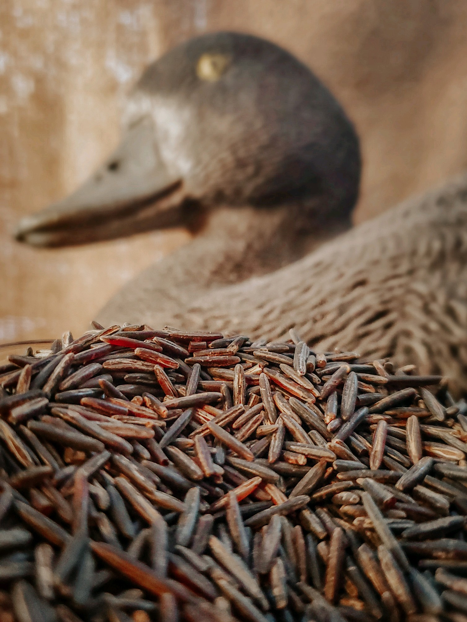 Wood Parched Cultivated Wild Rice Canoe Wild Rice