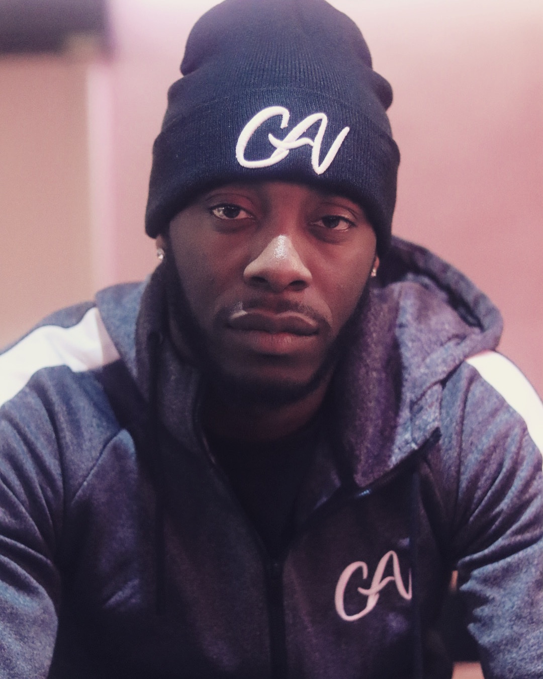 CAN Black and White Beanie CAN Official