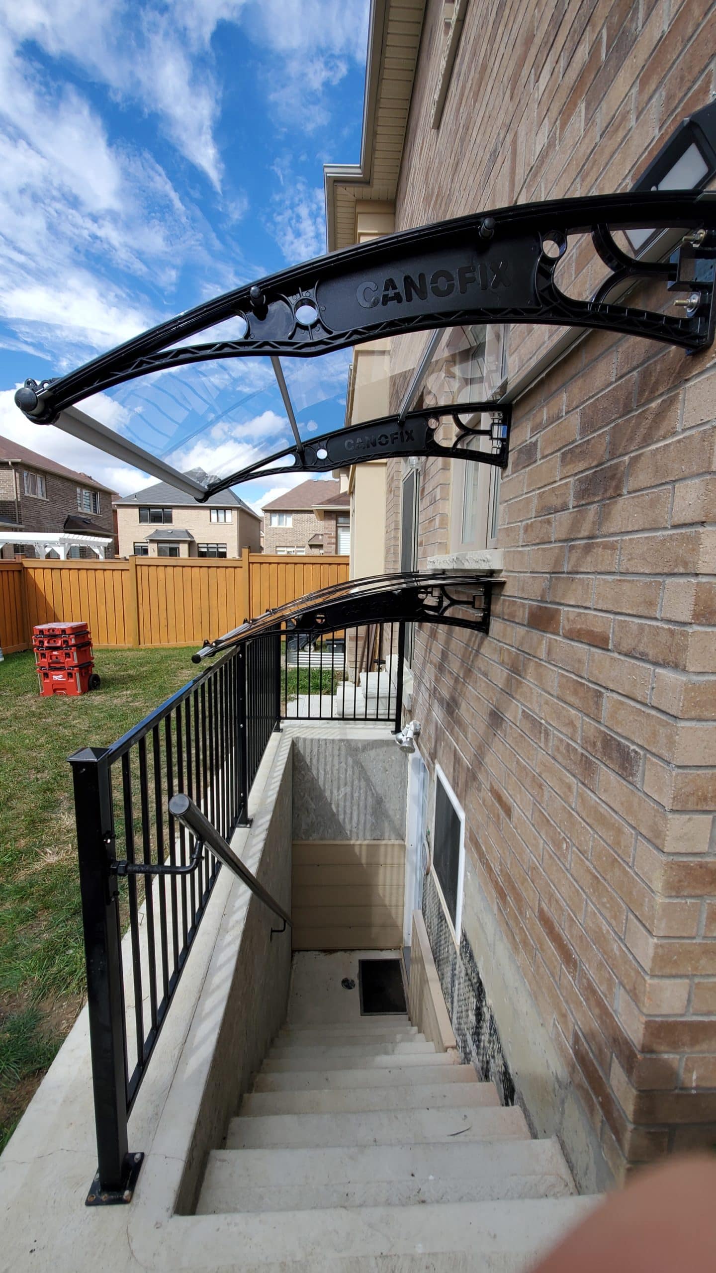 Outside Basement Stairwell Cover Openbasement