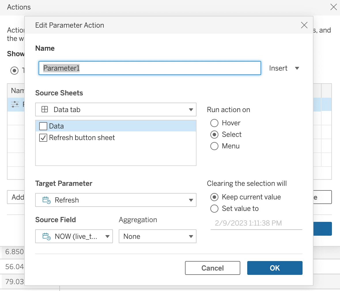 Refreshing RealTime Data in Tableau Adding a Dashboard Button for