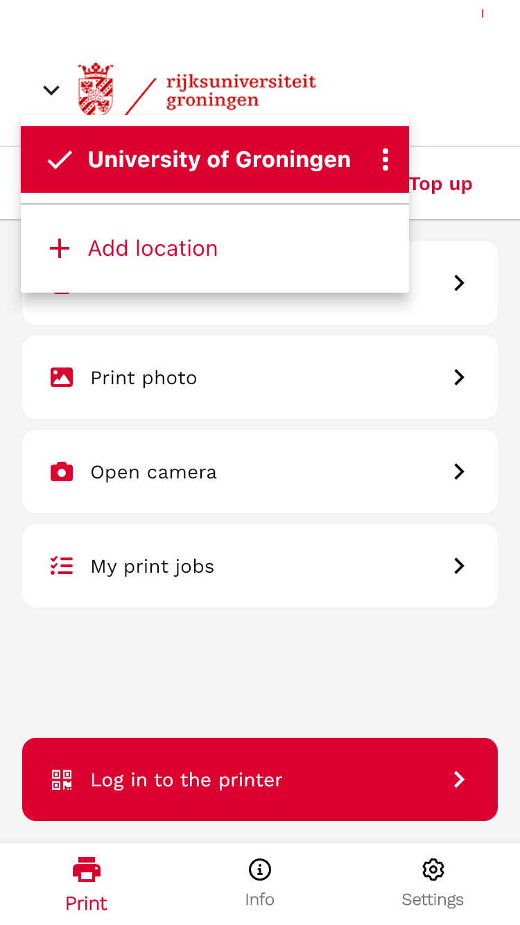 Transfer private print credit to another wallet Help Center