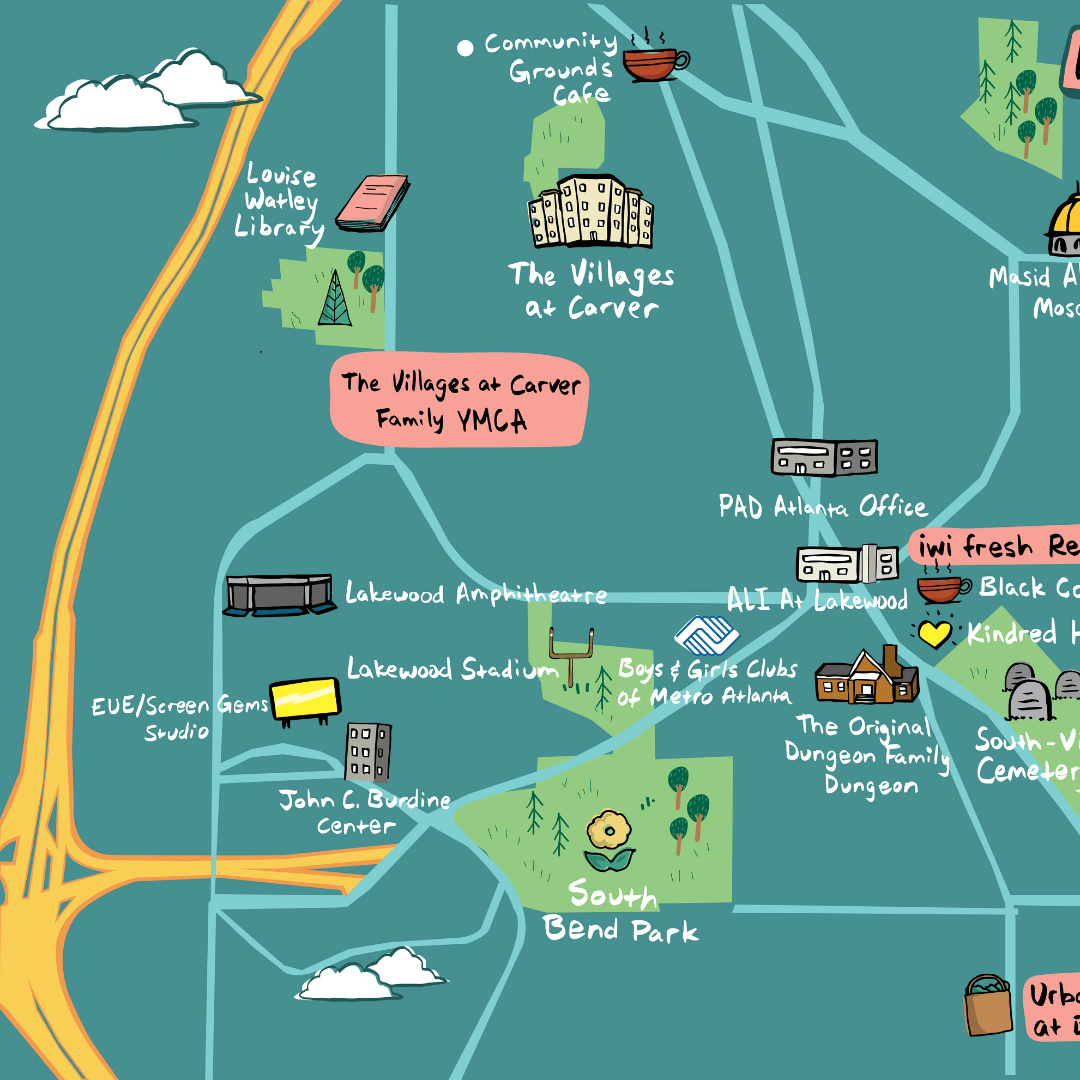 The places that make up Lakewood Heights — Canopy Atlanta