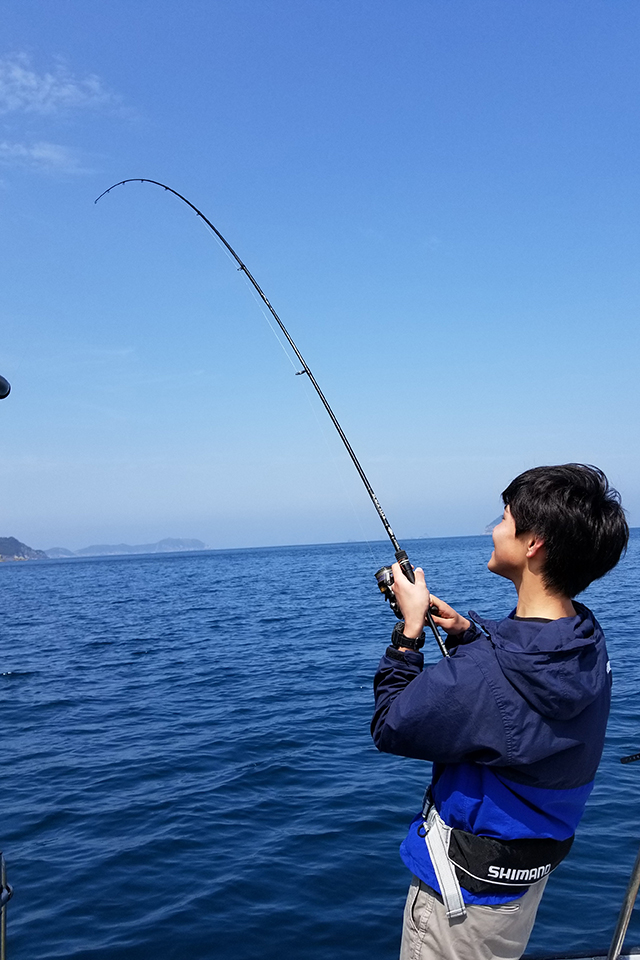 こしきの海で船釣り体験 きゃんぱく