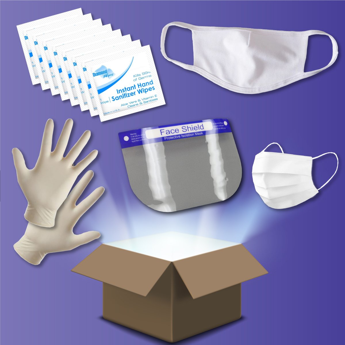 Employee PPE Kits Covid Office Protection Kits Canpromos