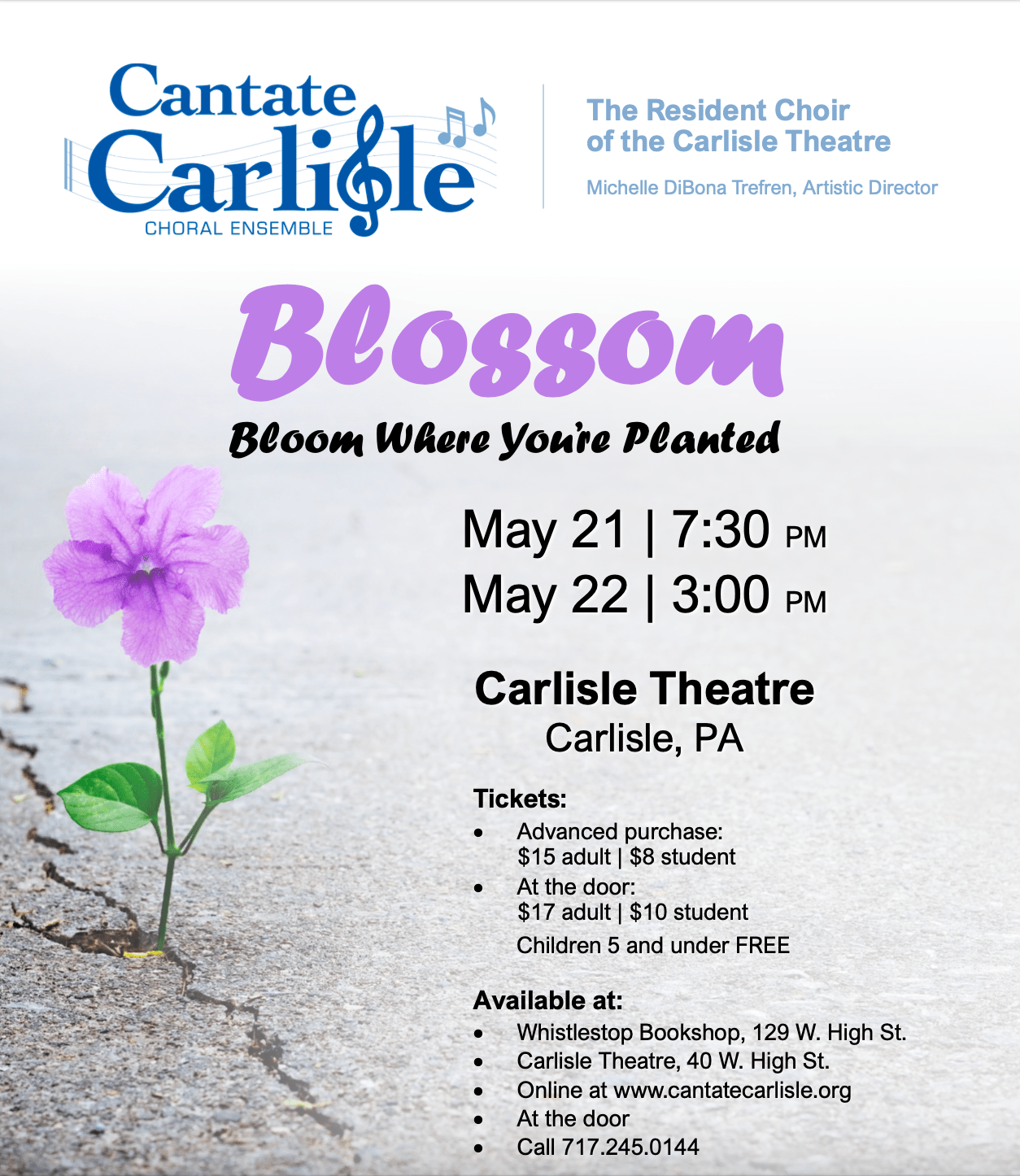spring carlisle 2023 2022 Spring Concert Cantate Carlisle