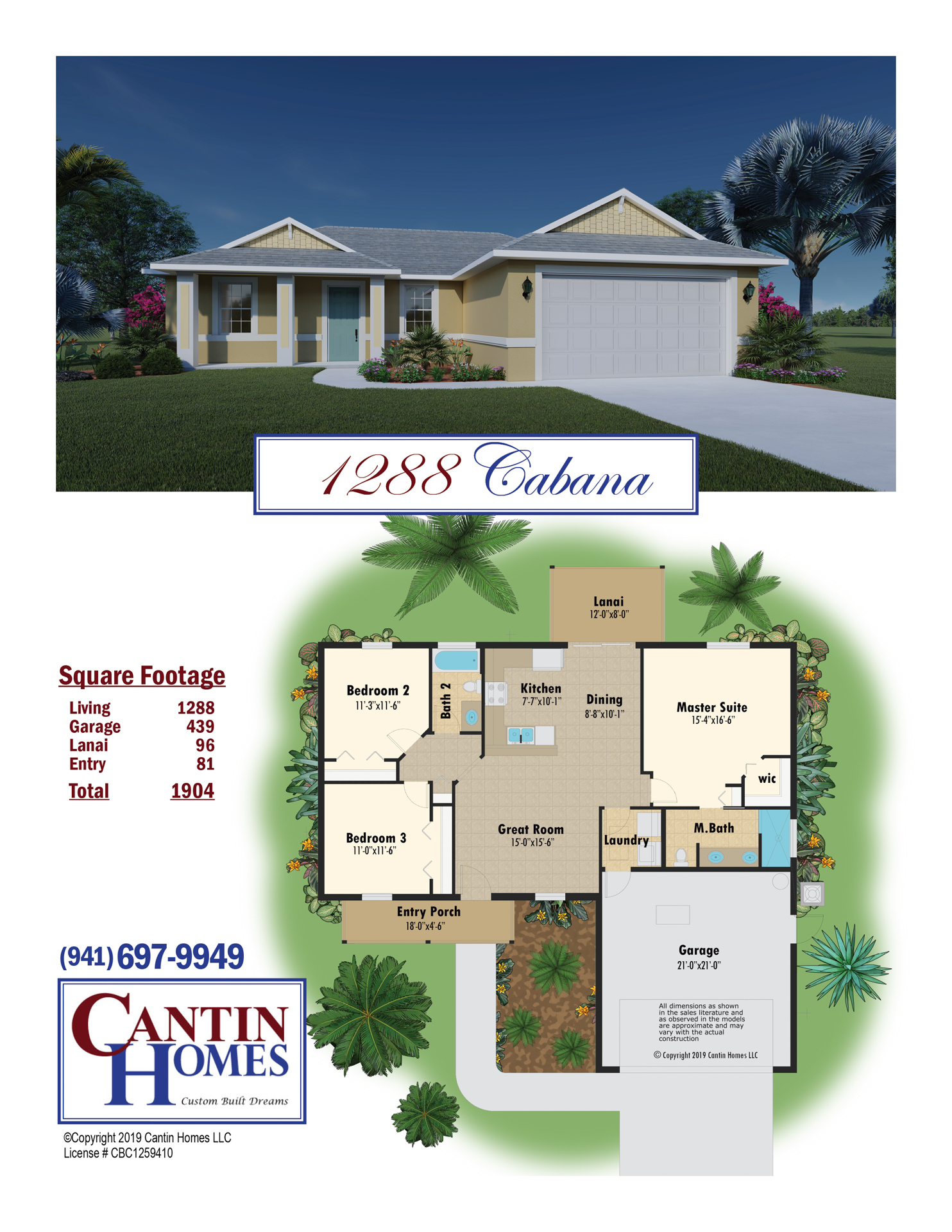 Robins Nest model home Cape Haze