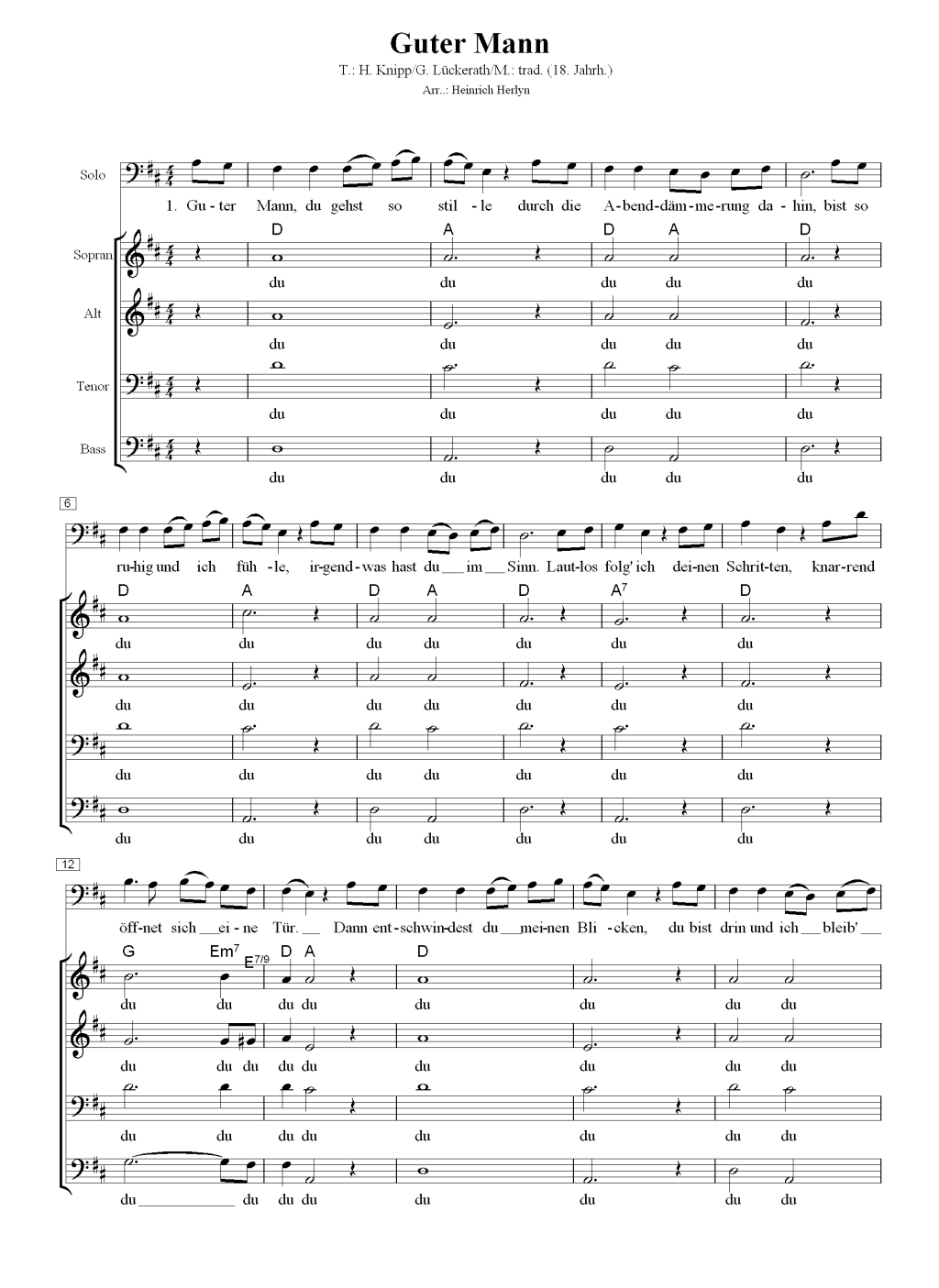 Humor Canto Chormusik