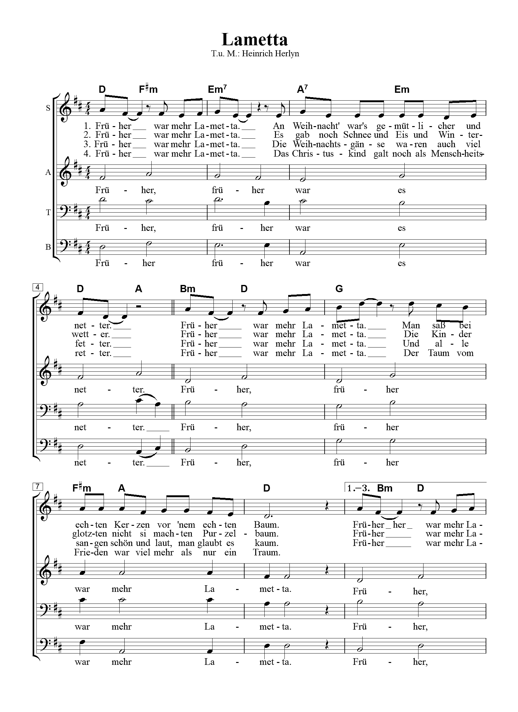 Humor Canto Chormusik