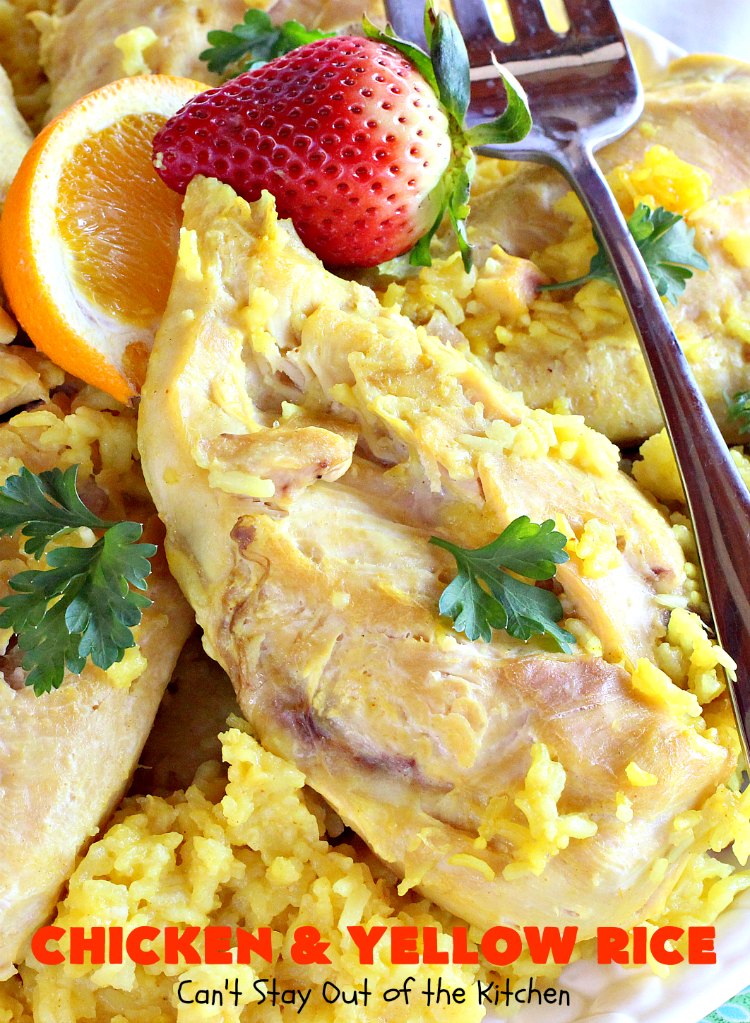 Chicken and Yellow Rice Can't Stay Out of the Kitchen