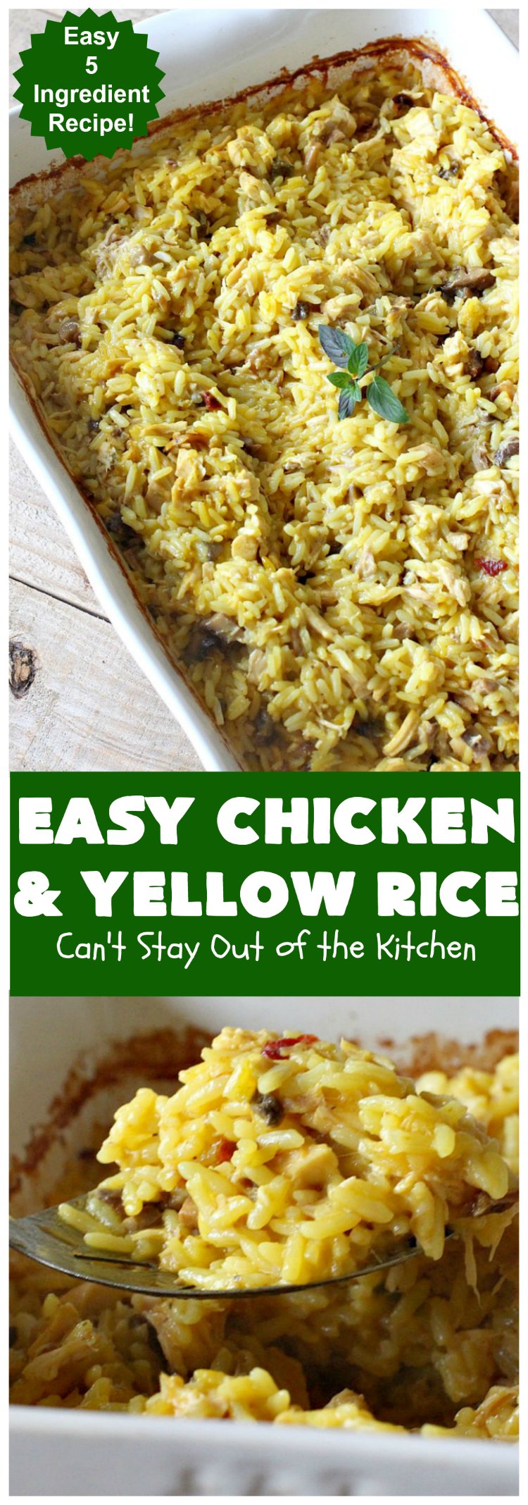 Easy Chicken and Yellow Rice Can't Stay Out of the Kitchen
