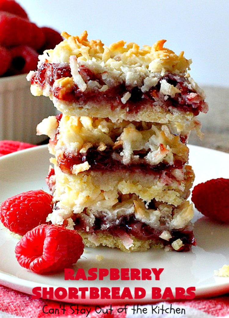 Easiest Way to Cook Tasty Raspberry Coconut Bars With Shortbread Crust