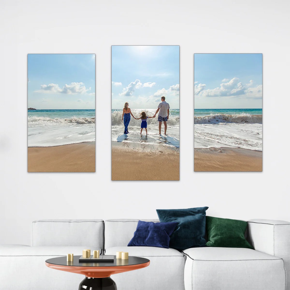 Classic Flow Triptych Canvas Prints