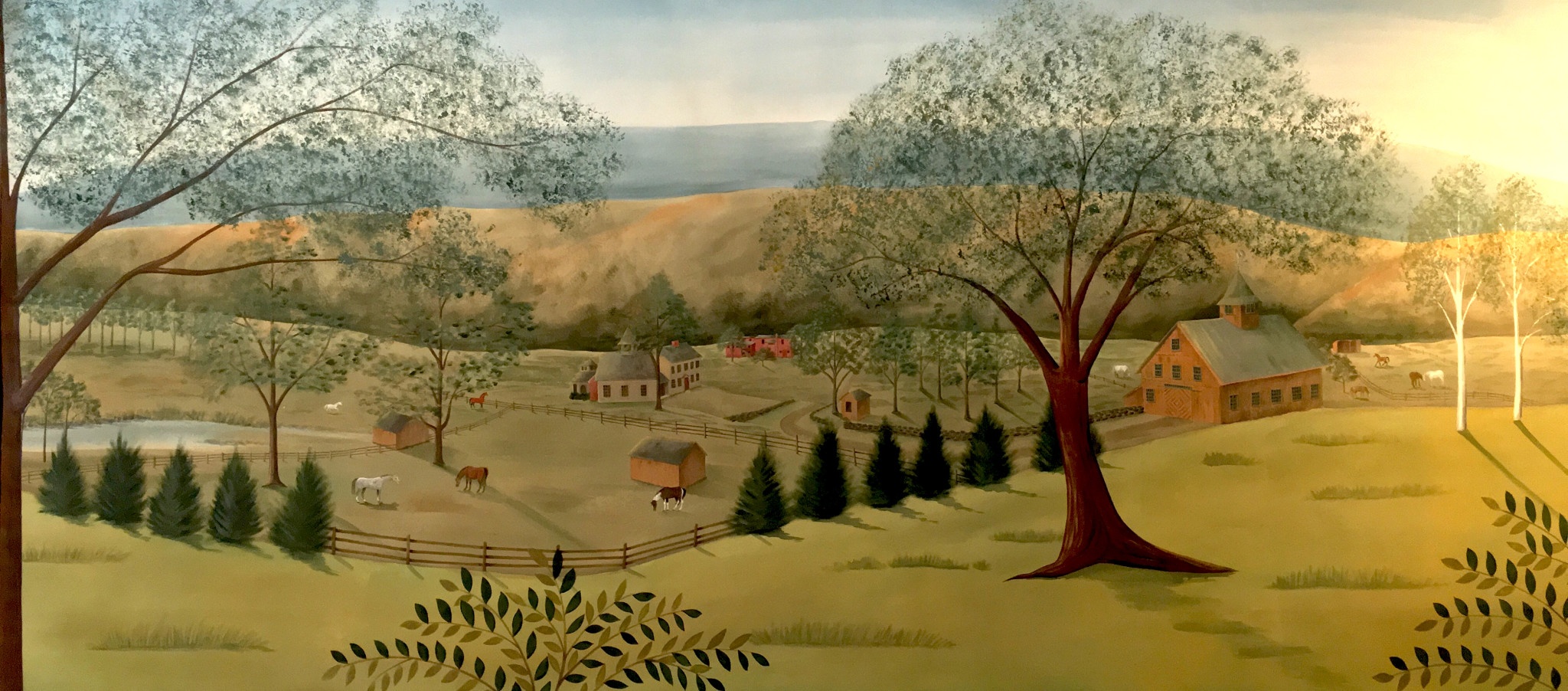 Drawn In The Hartland Farm Mural Canvasworks Designs