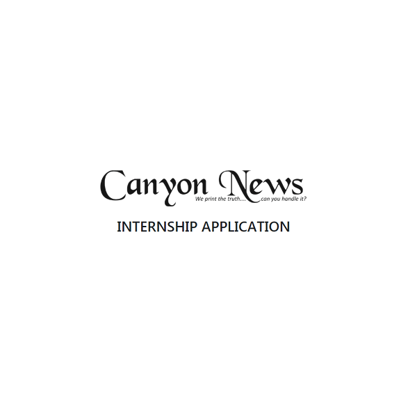 Canyon News Staff Application