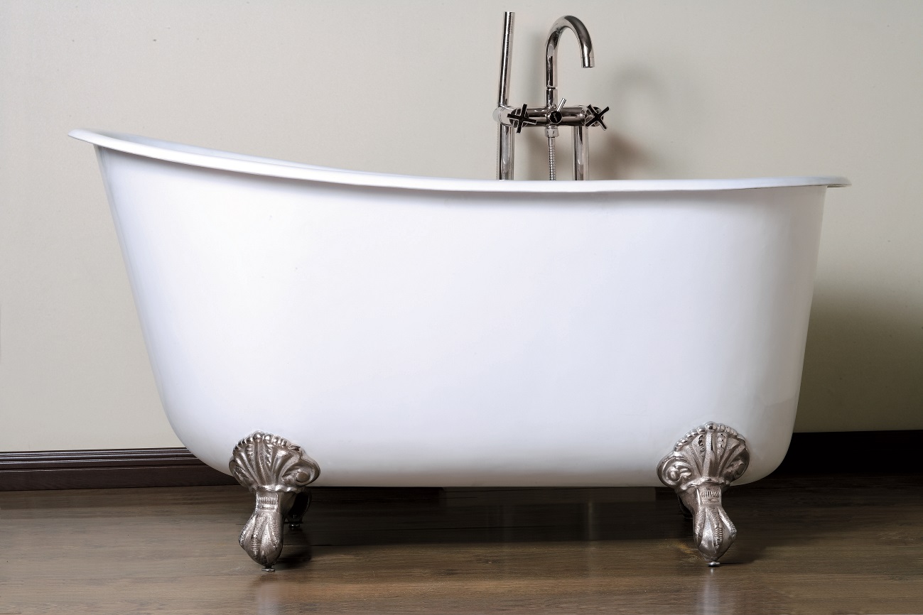 SLS530 53″ Swedish style cast iron slipper tub Canyon Bath