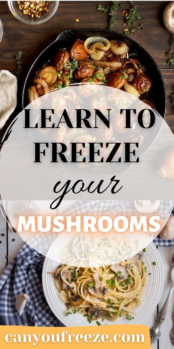 Can You Freeze Mushrooms? Yes you can, here is how!