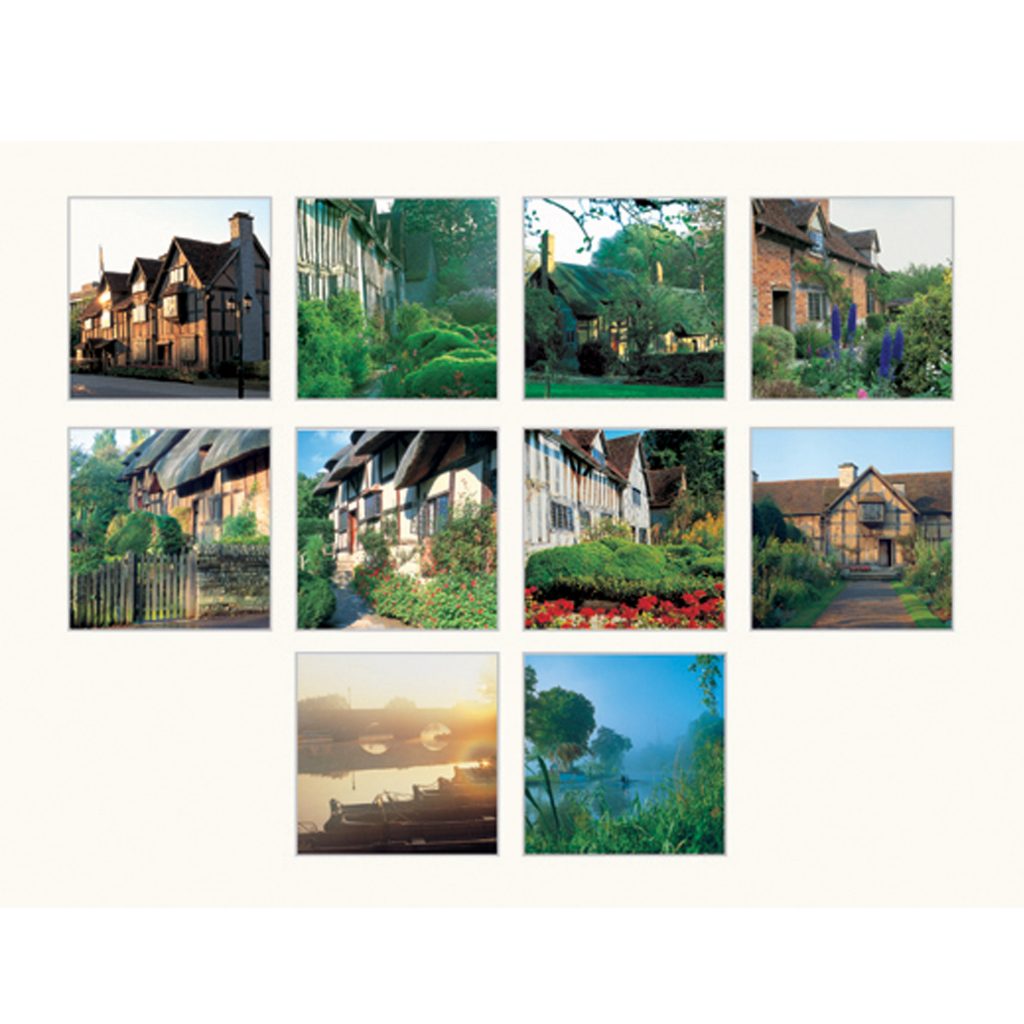 Stratford square cards matching set Chris Andrews Publications