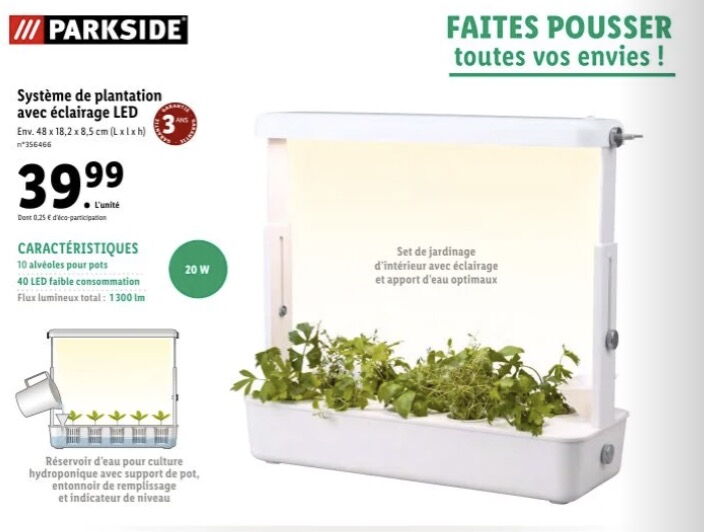 Lidl vend un potager connecté à un prix cassé
