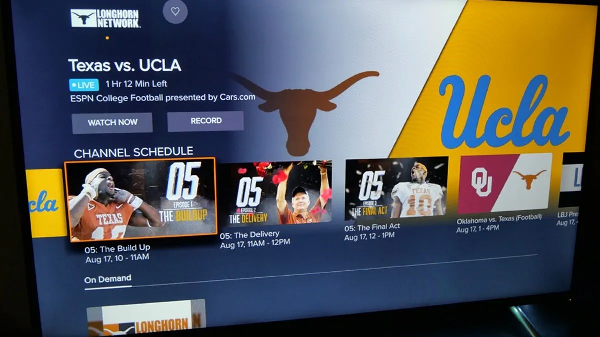Is Longhorn Network On Youtube Tv? Capa Learning