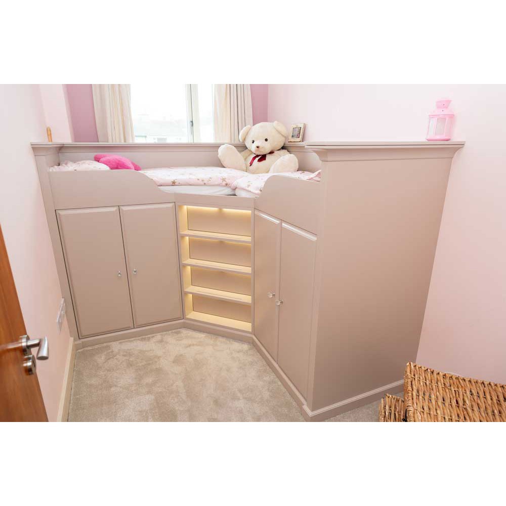 Bespoke Bunk Bed with Wardrobes underneath Capatina