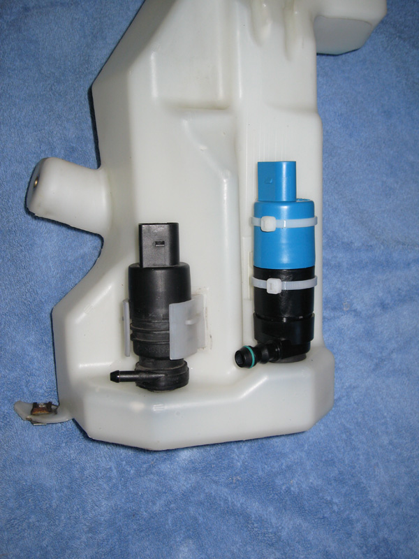 Retrofit headlamp washers