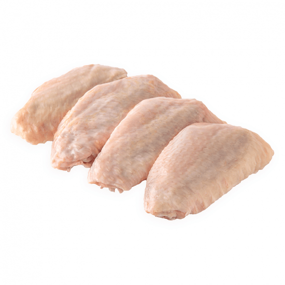 Refrigerated portioned chicken wings