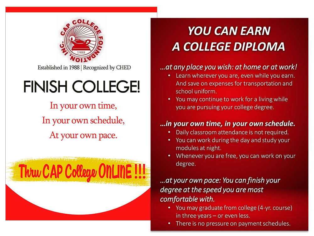 CAP College Foundation Inc. CAP College Foundation Inc