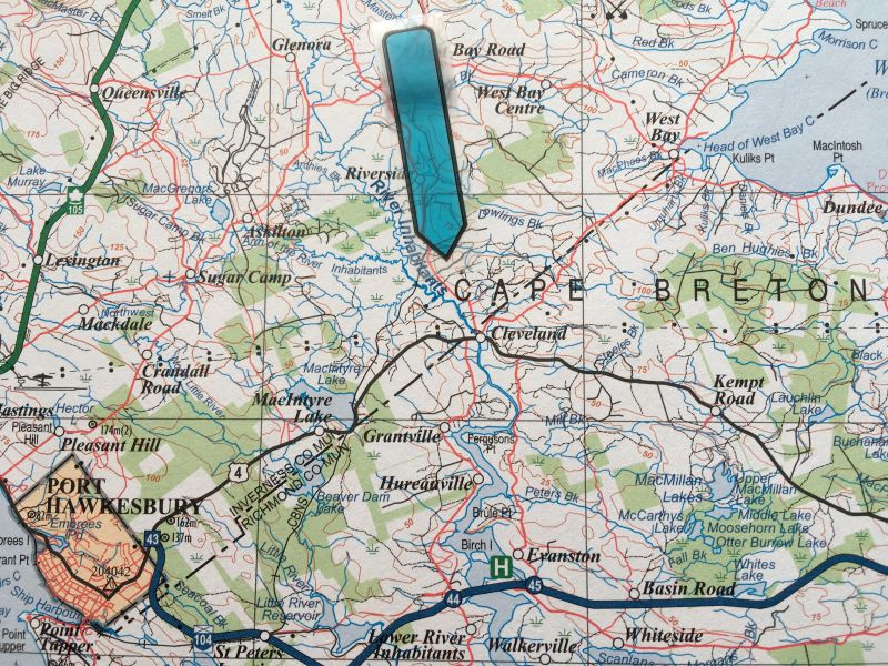 River lot at Cleveland Cape Breton Land