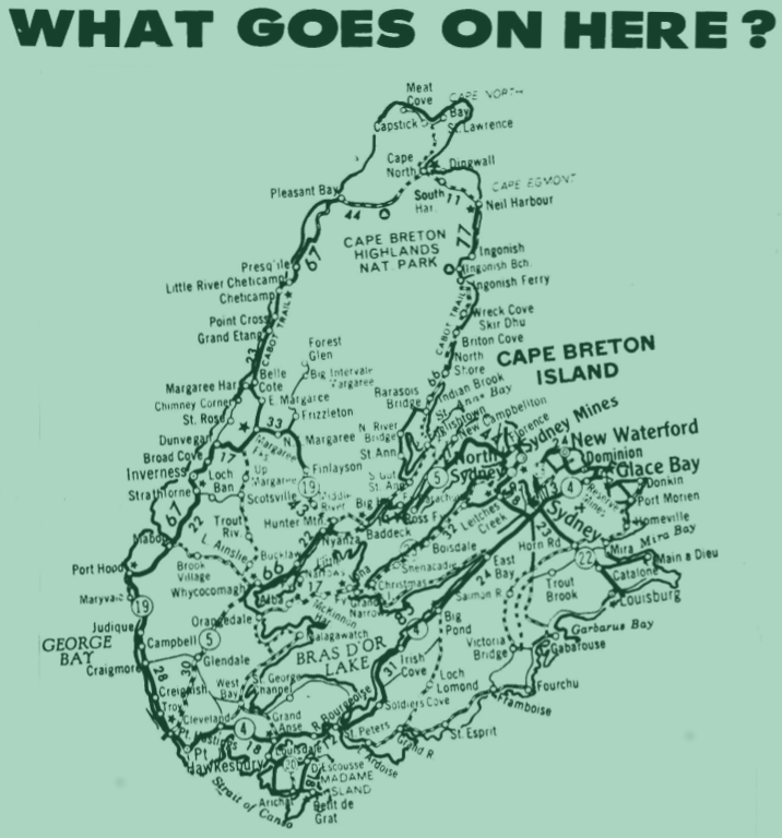 Cape Breton Highway Map