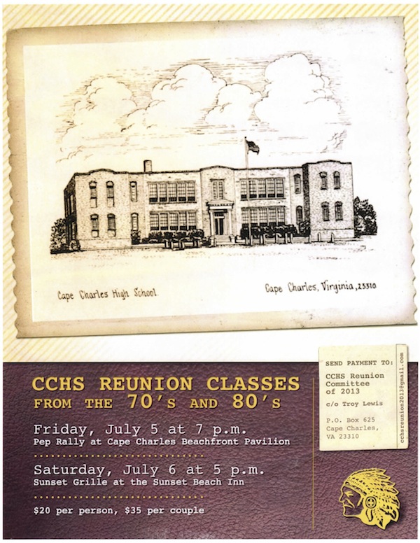 Cape Charles High School Reunion July 56 Cape Charles Wave