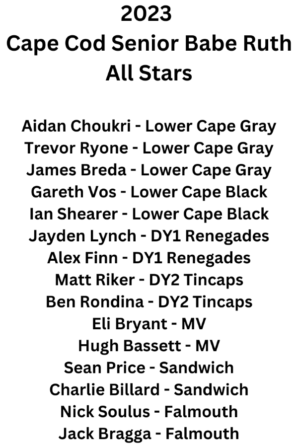 Cape Cod Senior Babe Ruth AllStar Team Cape Cod Senior Babe Ruth