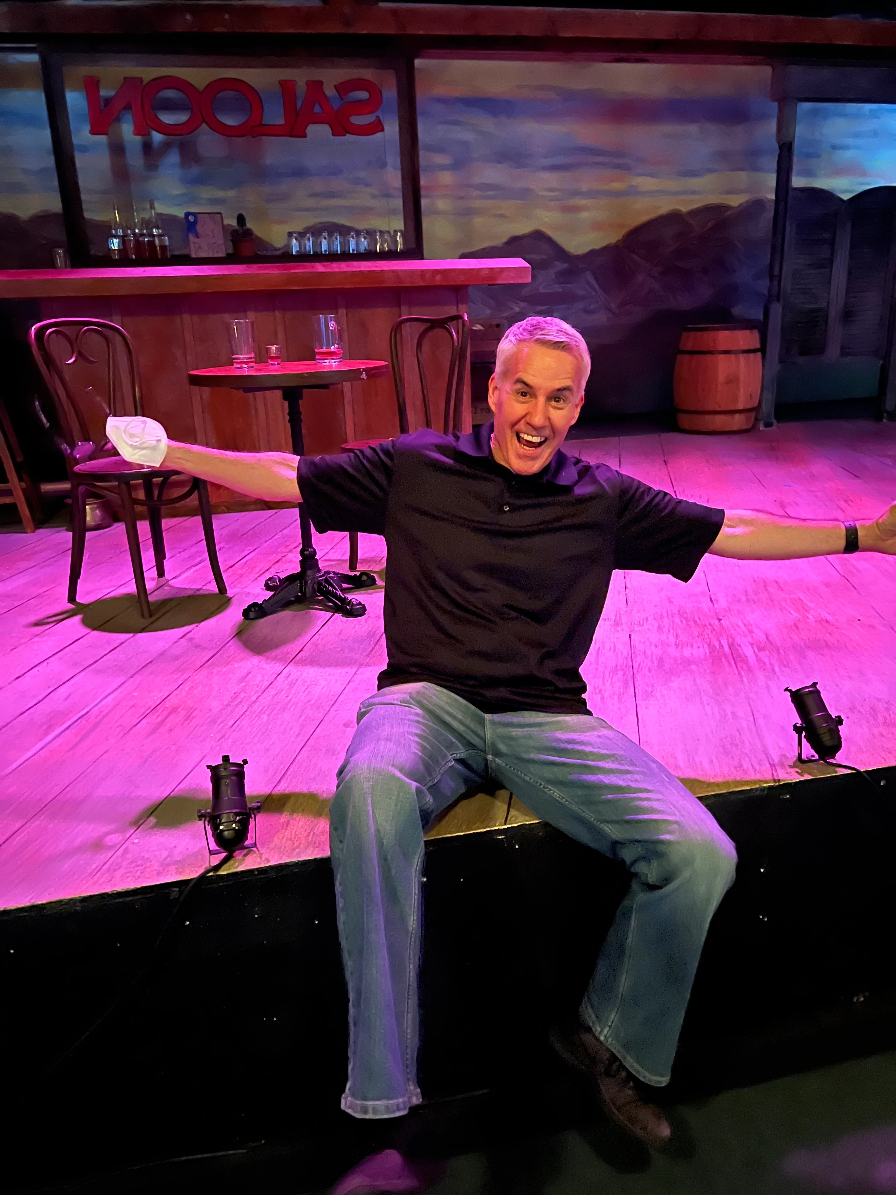 Donation to the Cape Playhouse in Dennis, Cape Cod. Bob Amaral