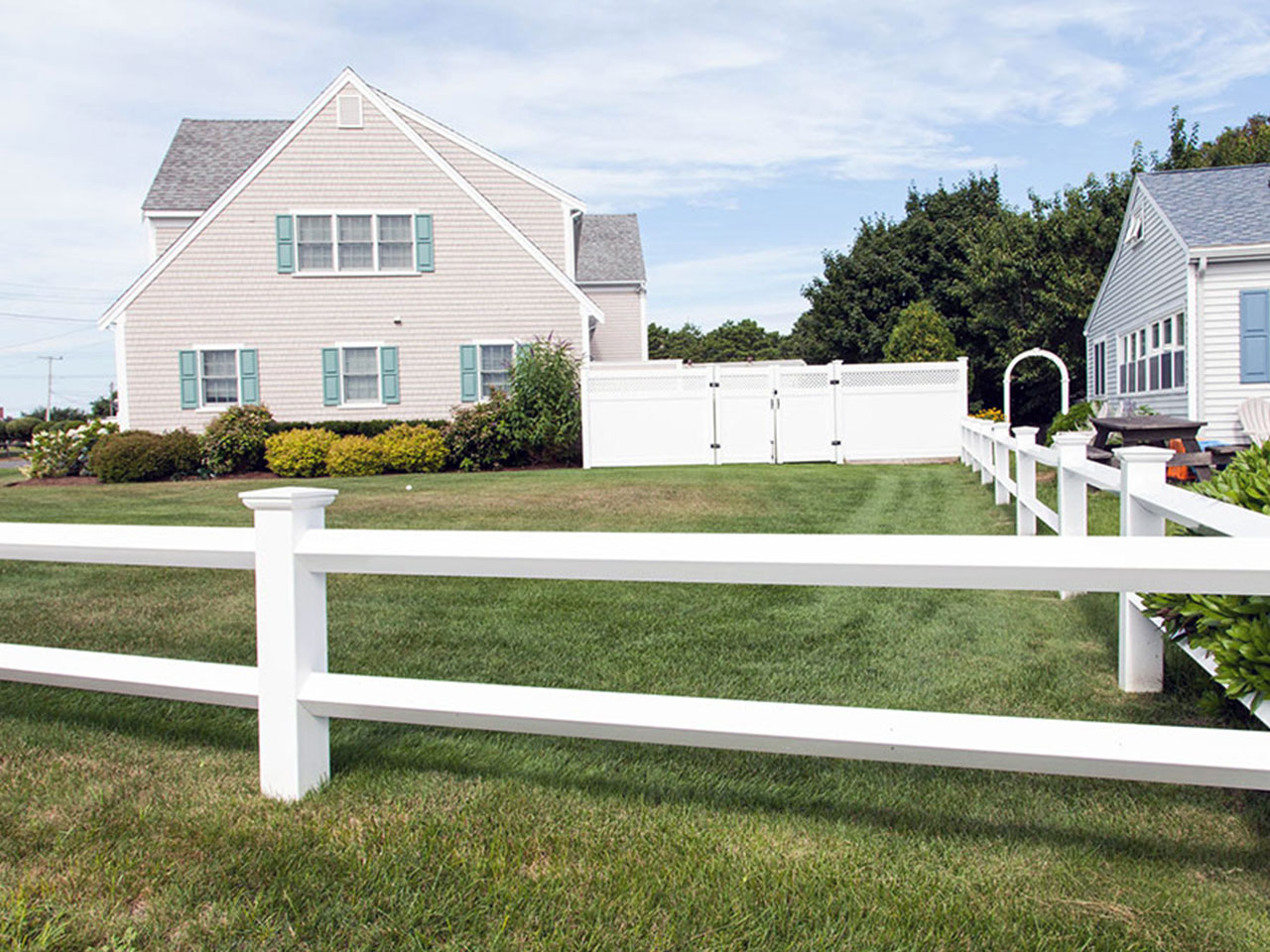 5" x 5" Post With 4" x 4" Rail Cape Cod Fence Company