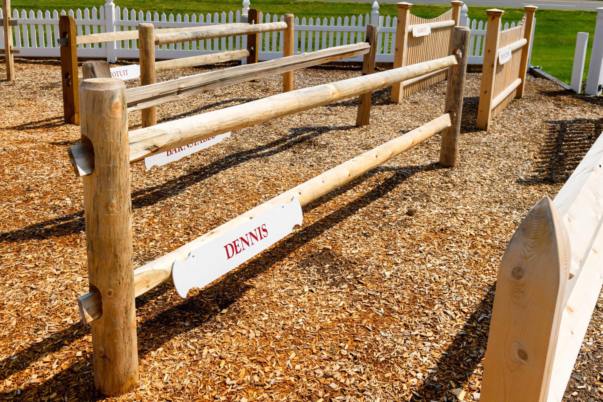 Dennis Half Round Fence Cape Cod Fence Co.