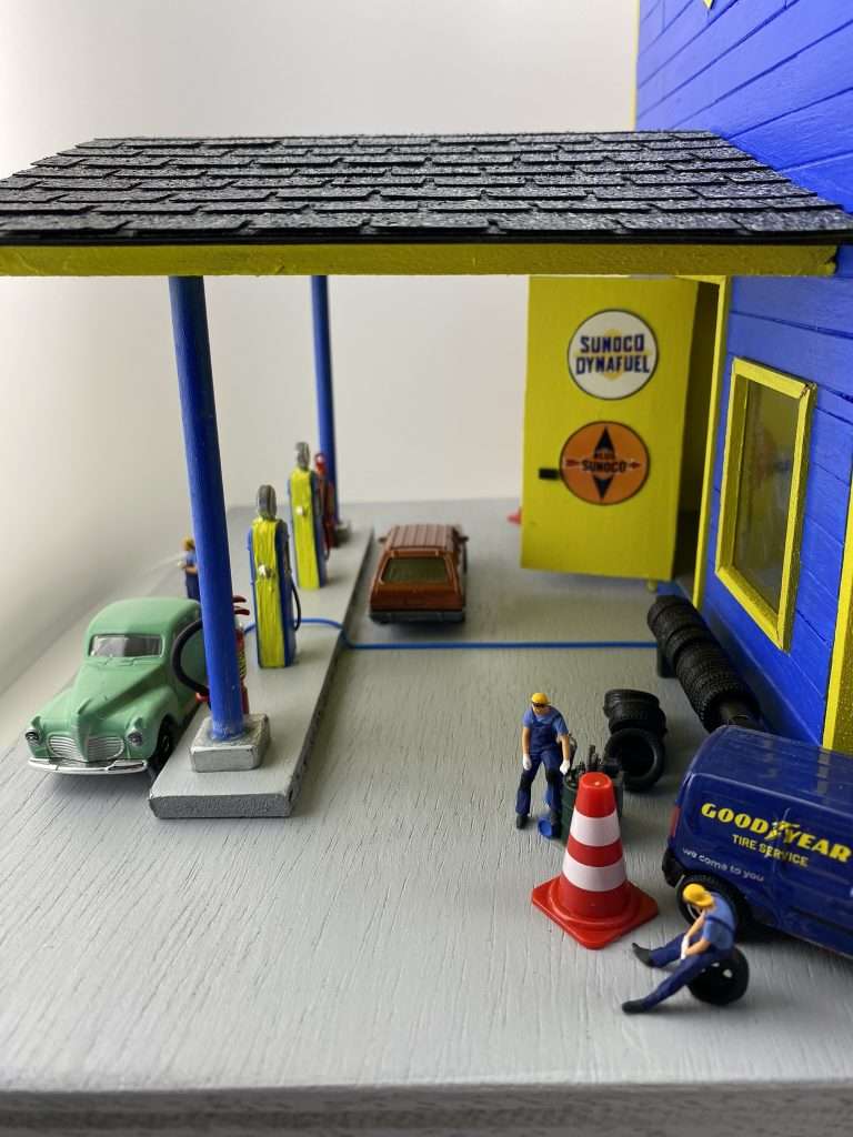 Sunoco Gas Station Cape Cod Miniatures