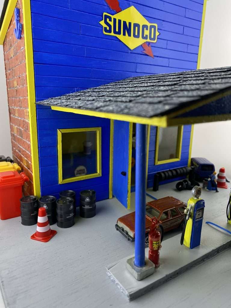 Sunoco Gas Station Cape Cod Miniatures