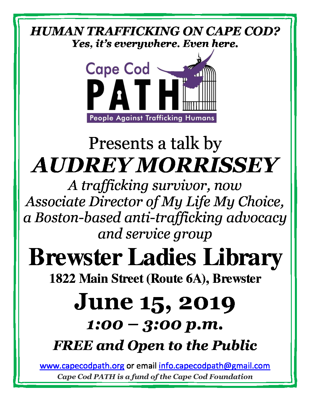 Cape Cod PATH presents Cape Cod PATH