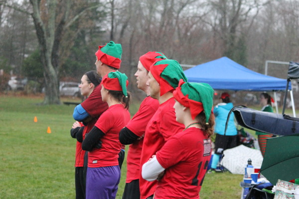Ultimate Frisbee In The Rain; It's Santarchy! Slideshow Cape Cod Wave