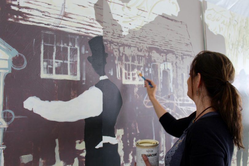 Mural of ‘Sea Captains Row’ Depicts Past &, Maybe, Future of Hyannis