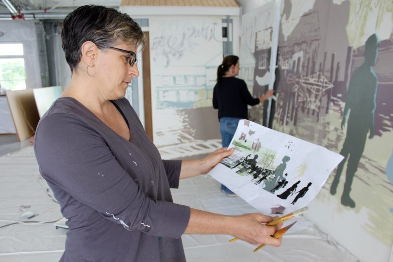 Mural of ‘Sea Captains Row’ Depicts Past &, Maybe, Future of Hyannis