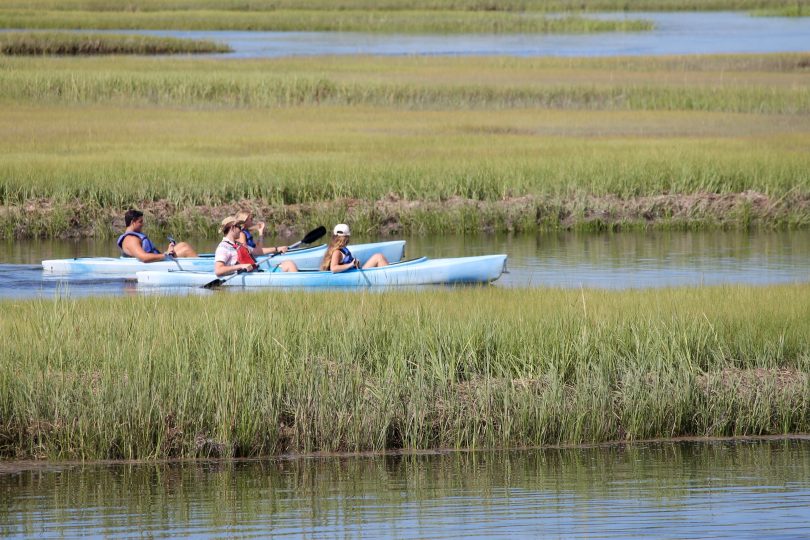 Swan River Kayak Parade Slideshow Cape Cod Wave