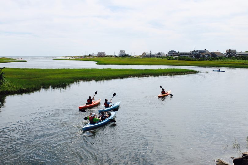 Swan River Kayak Parade Slideshow Cape Cod Wave
