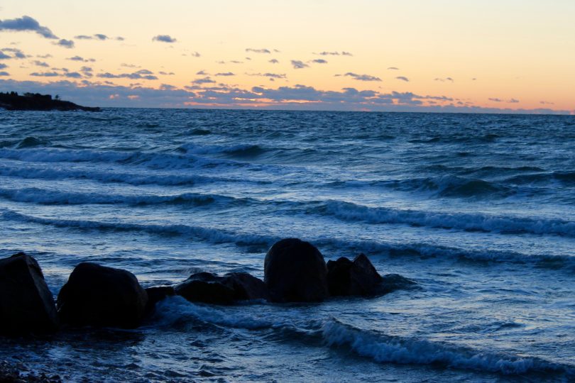 Wood Neck Beach At Dusk, Brrrr Slideshow Cape Cod Wave