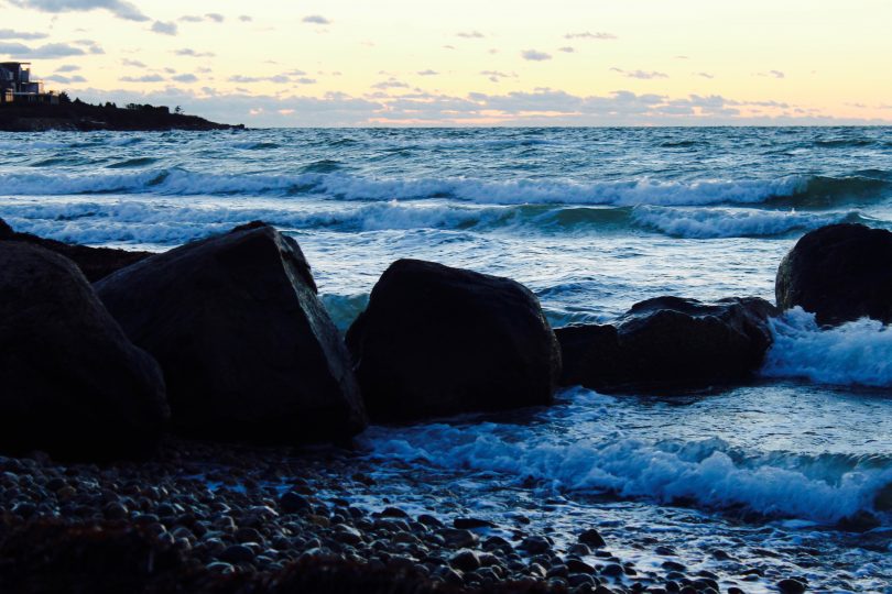 Wood Neck Beach At Dusk, Brrrr Slideshow Cape Cod Wave