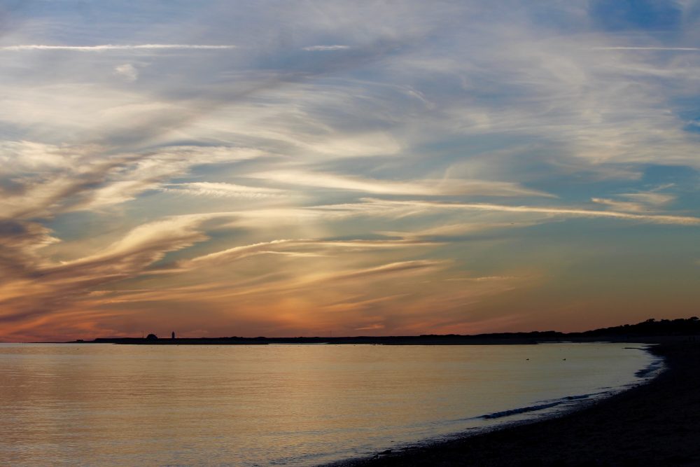 Herring Cove Beach Sunset Show Cape Cod Wave