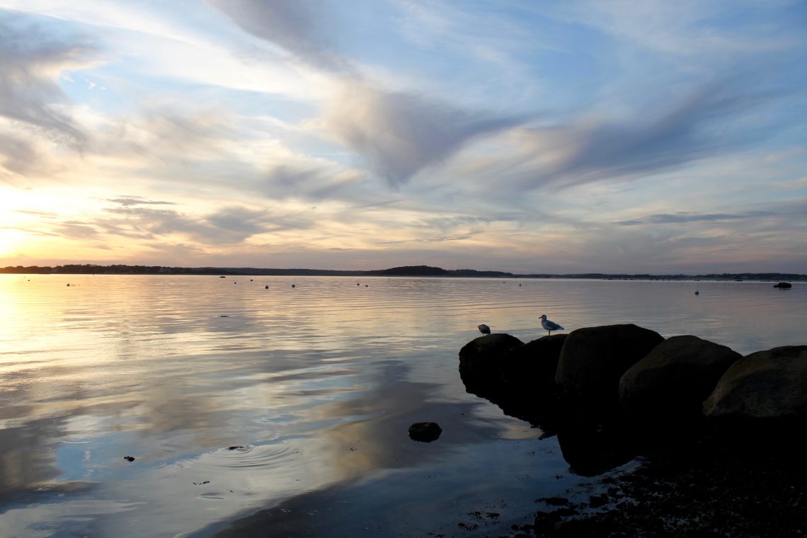 Golden Sunset At Monument Beach Slideshow Cape Cod Wave
