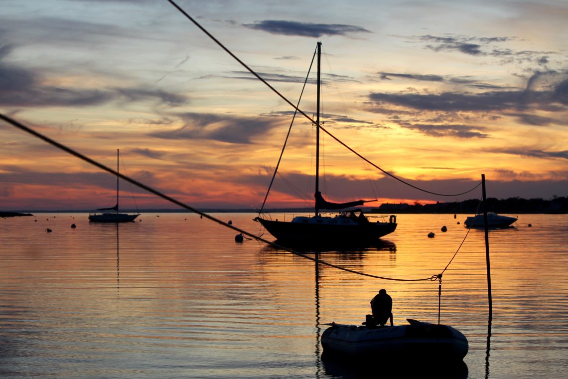 Golden Sunset At Monument Beach Slideshow Cape Cod Wave