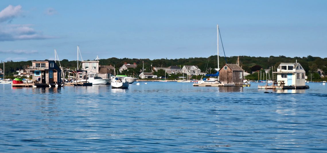 The Best Cape Cod Neighborhood; Woods Hole Houseboats Slideshow