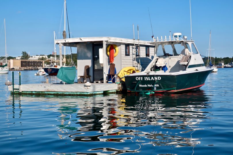 The Best Cape Cod Neighborhood; Woods Hole Houseboats Slideshow
